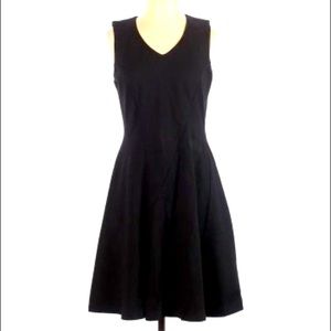CAbi flared Size XS black dress flared